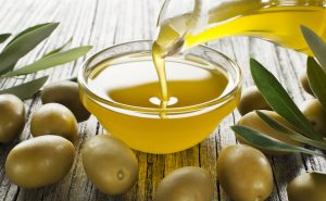 olio di oliva per le rughe del visto